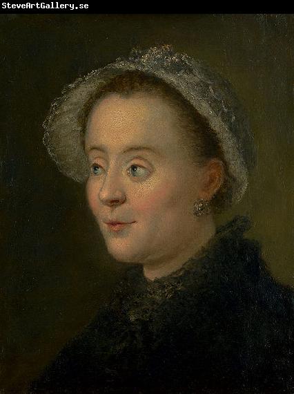 Bernhard Rode Portrait of a young woman with cap